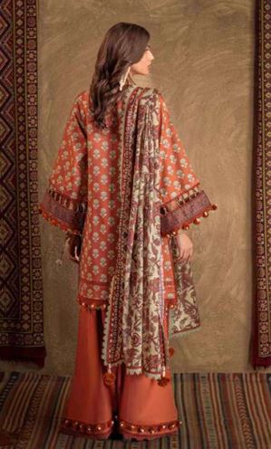 SATRANGI PHULKARI WSS25P3023 Print Lawn suit 3 piece