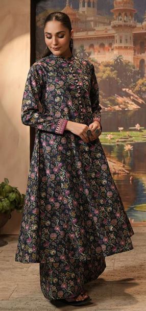 WUW24E20345 Digital Printed Khaddar Suit 2pc