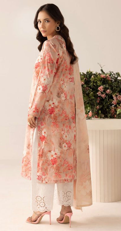 PRINTKARI MAHEES 04 Print Lawn Shirt With  Embroidery trousers and printed Dupatta