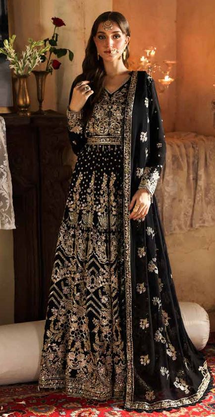PAKEEZA MAHNUR PK-08 Embroidered  Chiffon Suit With Embroidered  Chiffon Dupatta