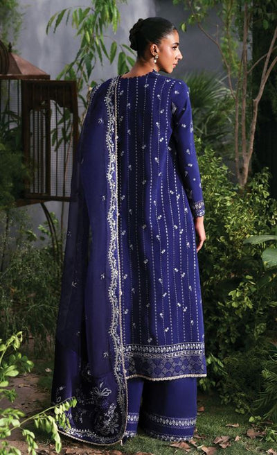 LA FUCHSIA AFROZEH MAISON ALF-25-V1-04 EMBROIDERED RAW SILK SUIT WITH EMBROIDERED DUPATTA