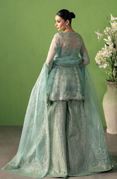 PAHLI NAZAR AYZEL AFSANA AZW-25-V1-04 1EMBROIDERED ORGANZA SUIT WITH EMBROIDERED ORGANZA DUPATTA