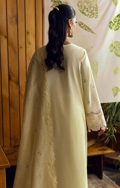 QLINEKARI QALAMKAR KEVA 04 Embroidered Lawn Suit With Embroidered Dupatta