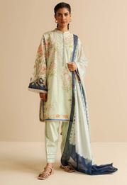 COCO ZS VARA-08A Luxury Lawn Print Suit With Fancy Dupatta