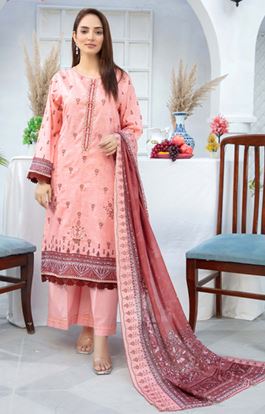 NORA HAYA 05 Lawn Embroidery Suit With Fancy embroidery Dupatta