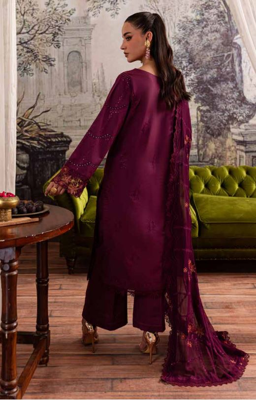 Karandi embroidery suit with fancy embroidery dupatta