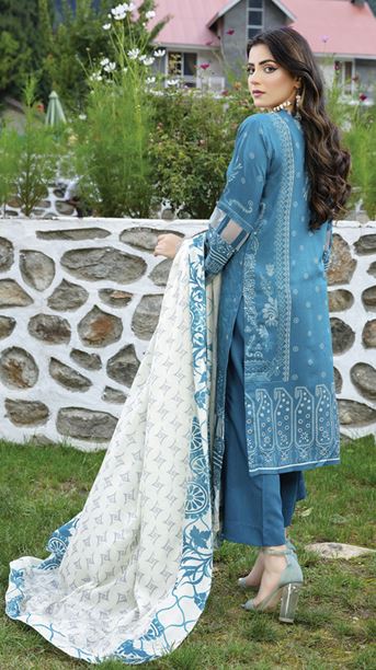 Viscose Embroidery Suit With Fancy Swarovski Dupatta