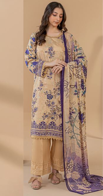 DASTAK PALWASHA V/36 05 Exclusive Digital Embroidery Viscose Shirt with Special Digital Printed Crinkle Dupatta