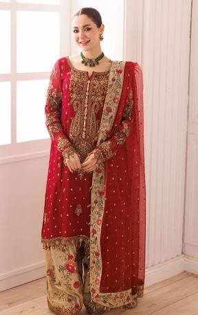 CHARIZMA DJ5-05 Premium Embroidered & Hand work Formal Chiffon Collection with Embroidered Dupatta